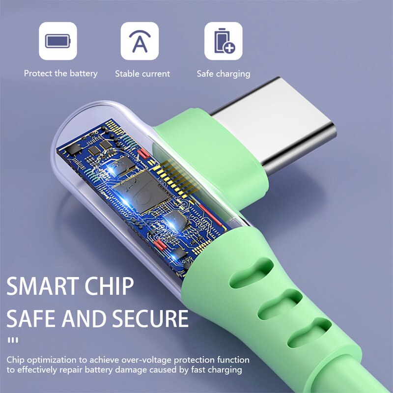 Dây Cáp Sạc Nhanh 5A Cho Điện Thoại Android Apple iPhone