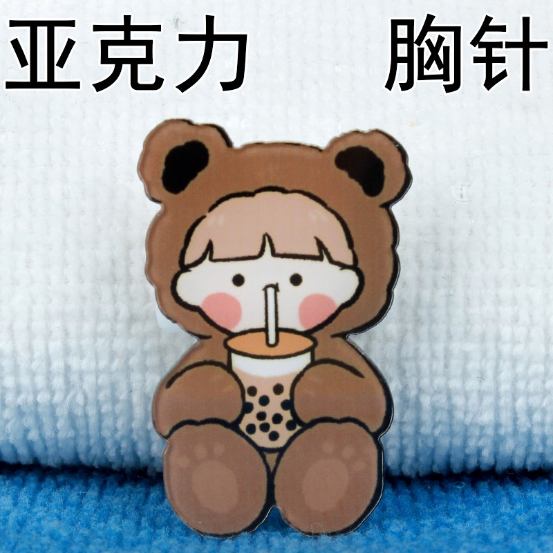 Sticker, ghim cài, phụ kiên balo siêu đáng yêu