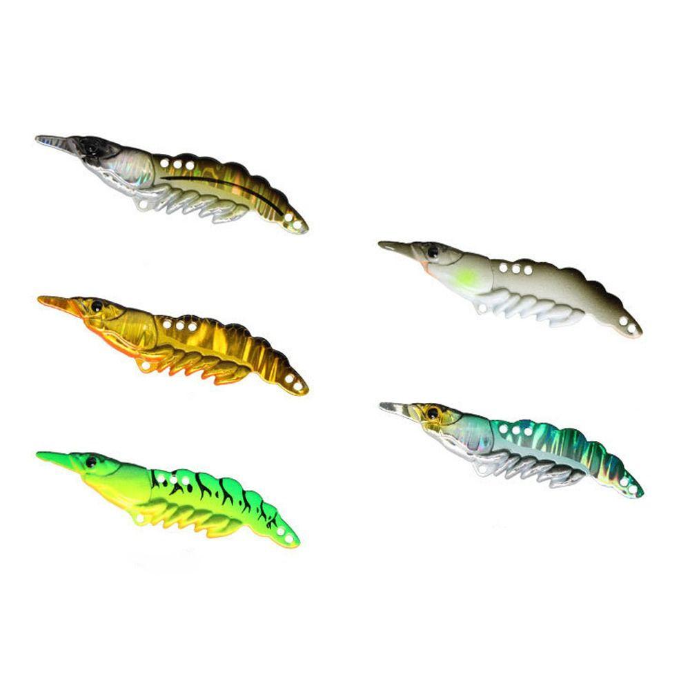 Mồi Câu Cá Giả Hình Tôm Bằng Kim Loại Cứng 11g / 14g