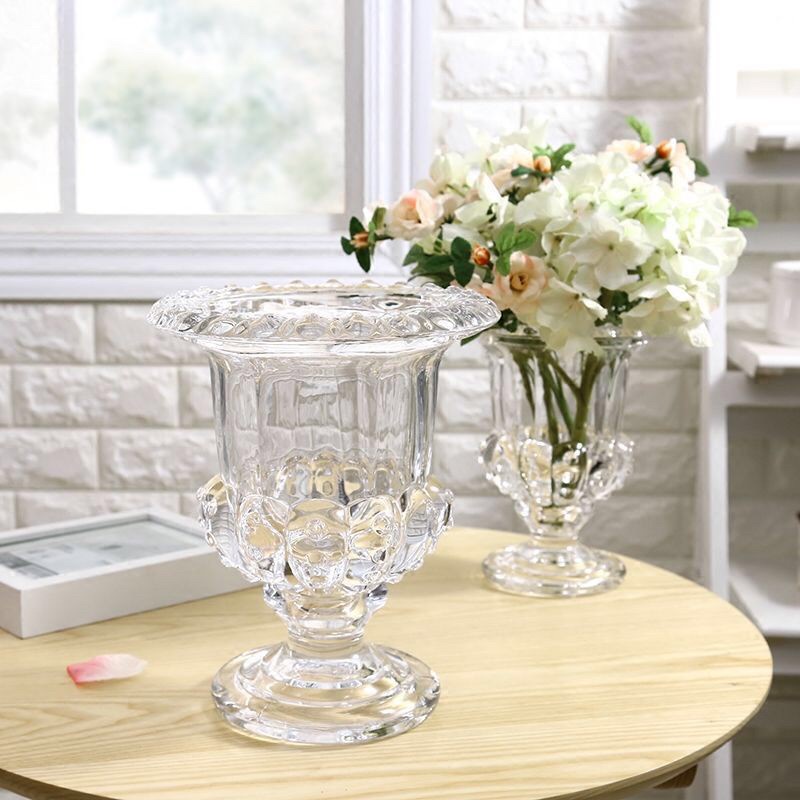 Ly đựng phật thủ ly cắm hoa nghệ thuật cốc bày phật thủ thuỷ tinh dày dặn thiết kế đẹp dùng để trưng bày GIKO