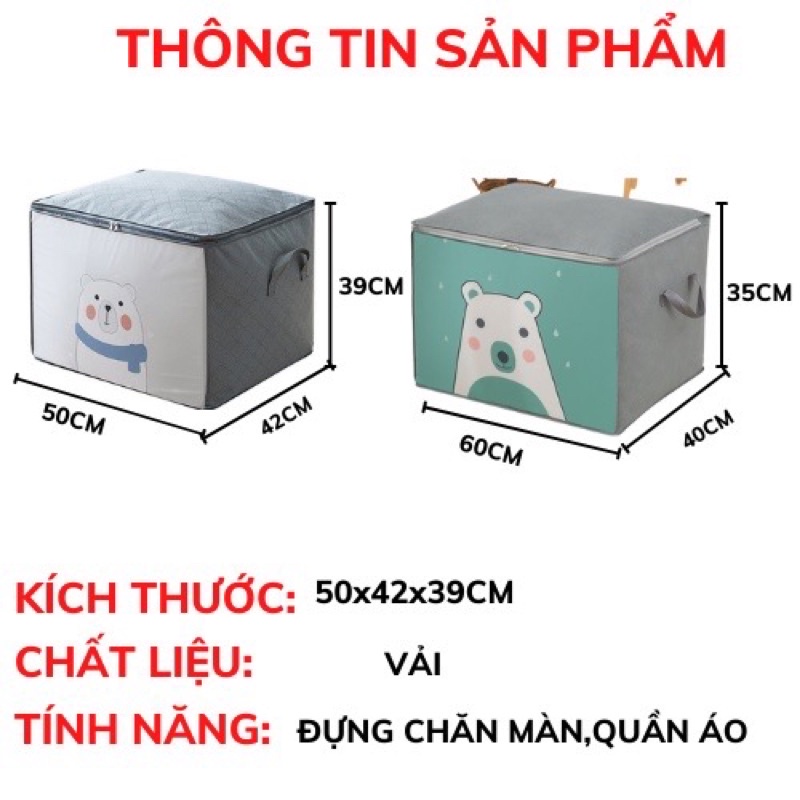 Túi đựng quần áo chăn màn cao cấp loại to tiện lợi
