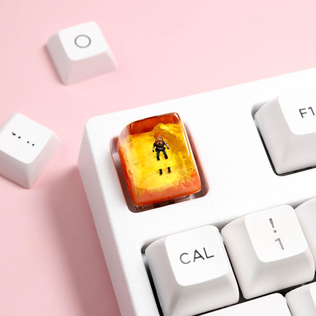 Keycap Brimstone, Nút bàn phím valorant siêu đẹp, SA profile, phù hợp cho mọi bàn phím cơ tiêu chuẩn