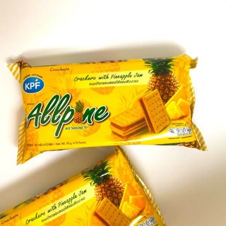 Bánh quy kẹp mứt dứa crackers allpine thái lan 192g