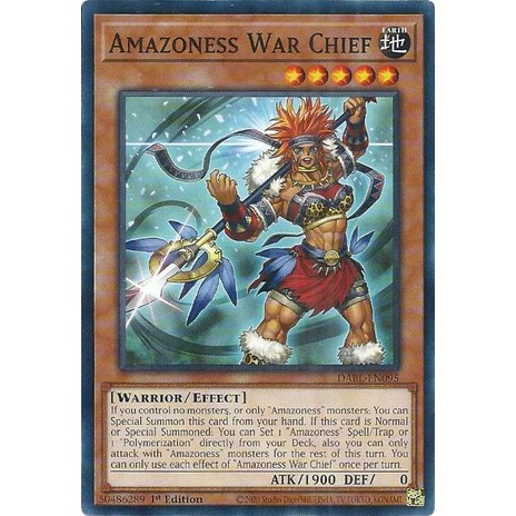 Thẻ Bài Yugioh Amazoness War Chief - DABL-EN095 - Common 1st Edition