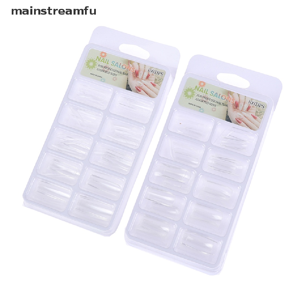 1 Hộp Móng Tay Giả Trong Suốt Dùng Để Múa Ba Lê