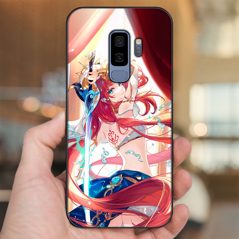 Ốp lưng Samsung S9 Plus viền đen in hình Nilou Genshin Impact