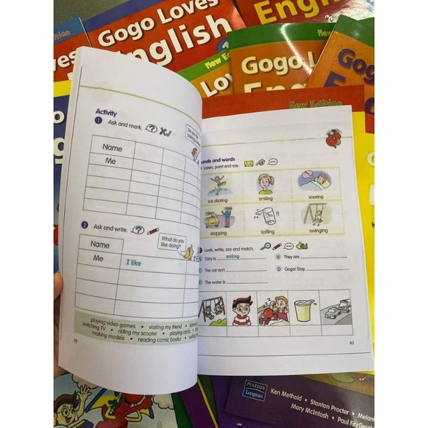 Gogo loves English level1 - 3books