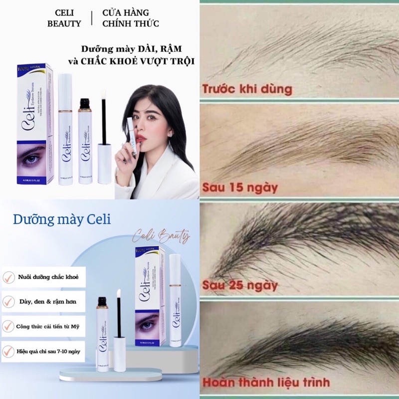 (Chính Hãng) - Dưỡng mày CELI - Mọc lông mày dày, rậm siêu hiệu quả