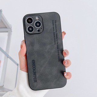Ốp Điện Thoại Da Cứng 4 Màu Tùy Chọn Cho iPhone 7 8 14 Plus 7 + 8 + 14 + X Xr Xs Max 11 12 13 Mini 14 Pro Max