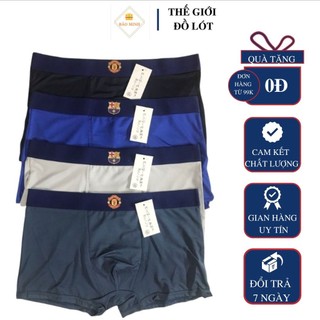 Quần sịp boxer nam ,quần lót nam cao cấp chữ Manchester chất thun lạnh
