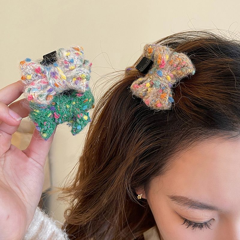 Kẹp Tóc Hình Nơ Nhỏ Xinh Xắn Phong Cách Hàn Quốc Dễ Thương