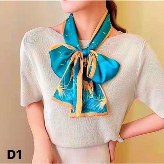 Khăn Lụa Khăn Turban Thắt Túi Thắt Nơ Khăn Lụa Chữ Nhật Hàng Cao Cấp