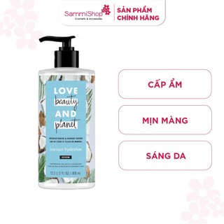 Sữa dưỡng thể cấp ẩm Love Beauty And Planet Luscious Hydration (400ml)