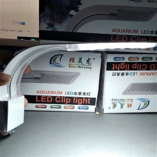 Đèn LED đổi màu M280 kẹp thành hồ cá thủy sinh LED Clip light đèn 3 màu