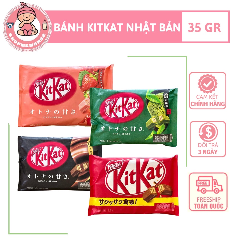 Bánh KitKat các vị hàng nội địa Nhật Bản date 9/2024