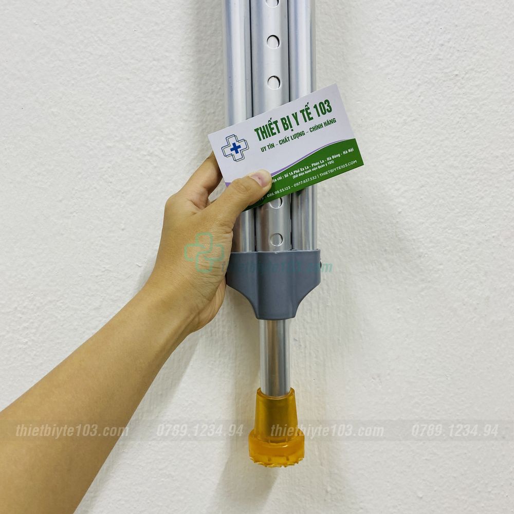 Nạng Chống Nách Bằng INOX Có Cao Su Mềm, Siêu Chắc Chắn - Nạng Chống Hỗ Trợ Người Khuyết Tật, Tai Nạn...