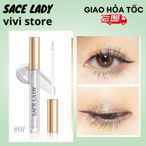 Nhũ kim tuyến SACE LADY phấn mắt dạng lỏng 2,5g SL329