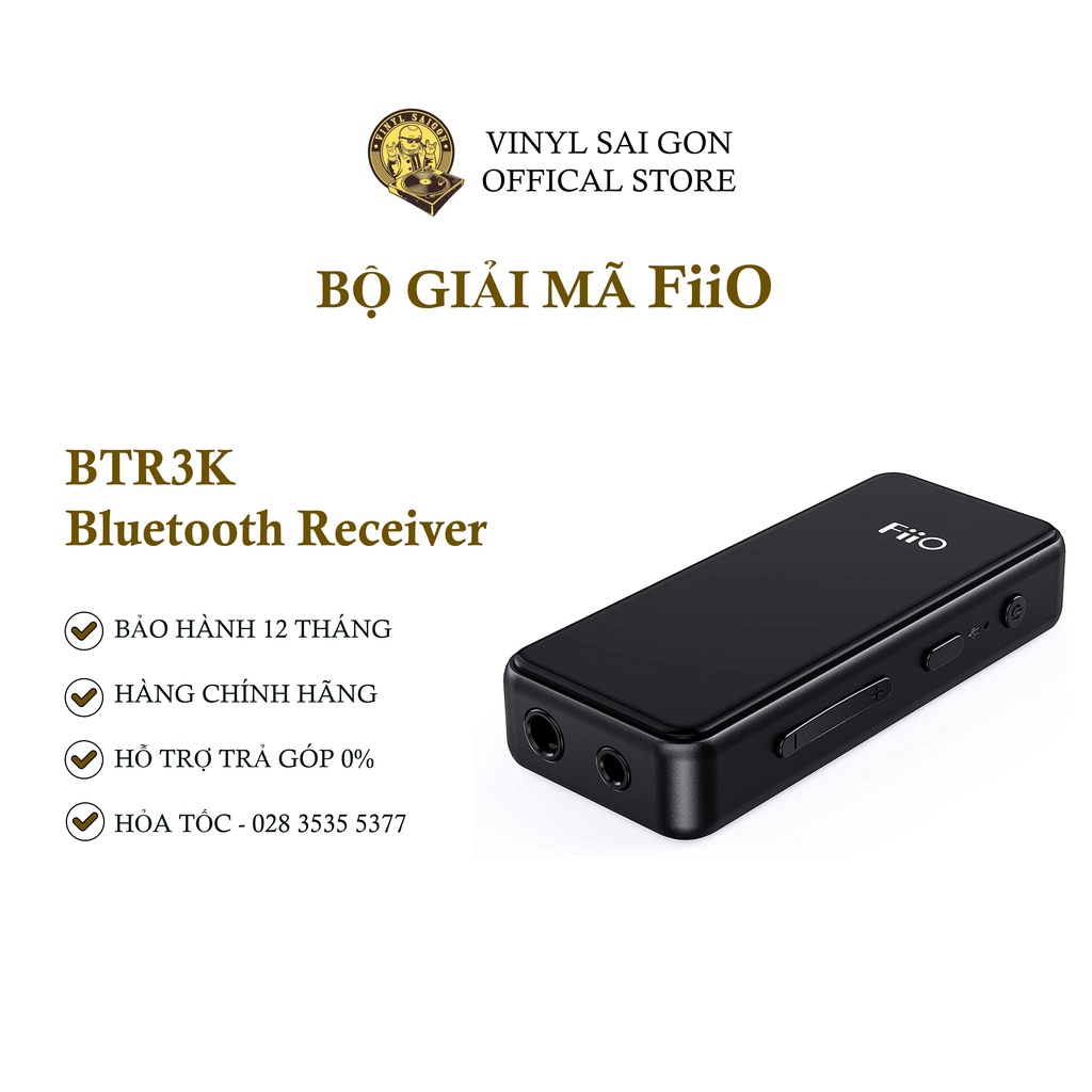 Bộ Giải Mã DAC/AMP FiiO BTR3K - Bảo Hành Chính Hãng 12 Tháng