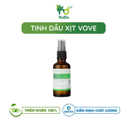 Tinh dầu xịt chống muỗi Vove, đuổi muỗi, côn trùng, thơm nhà mùi oải hương, sả chanh, bạc hà, kiểm định Quatest 3