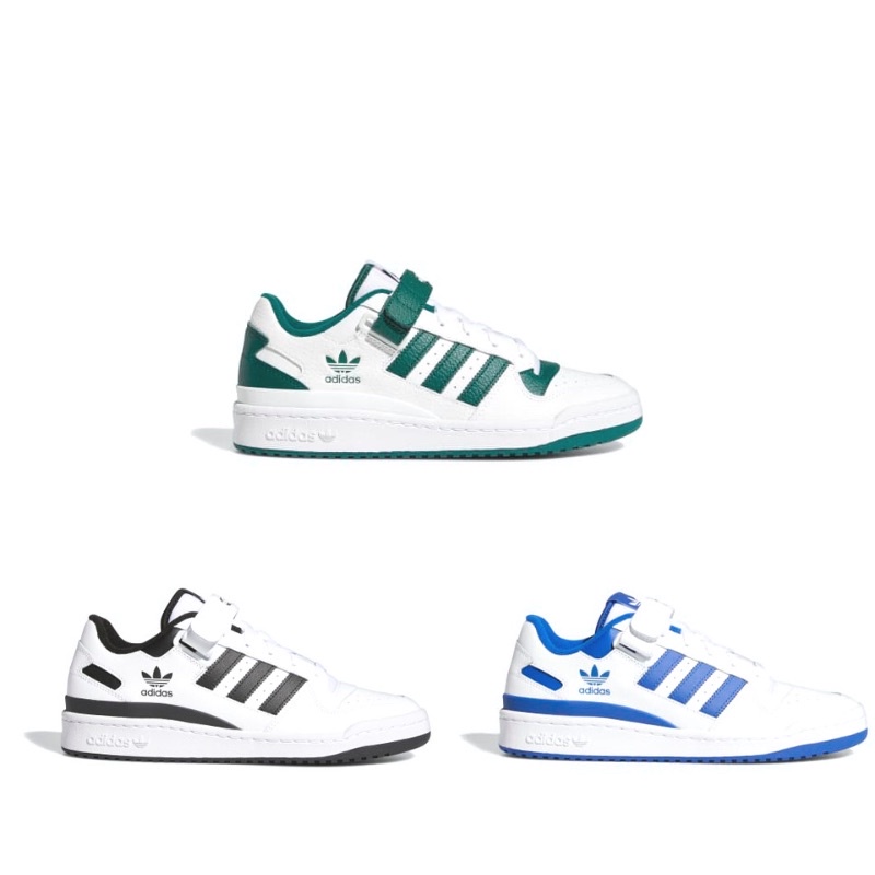 Giày Thể Thao Adidas Forum 84 Cổ Thấp 3 Sọc Màu Hot Xanh Lá, Đen, Xanh Dương Cực Êm Chân Full Box