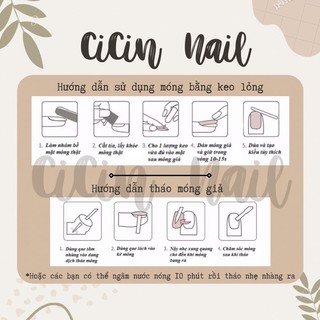 CiCin Nailbox 🖤 / Móng úp Trơn Đen (KHÔNG PHẢI SƠN THẠCH, KH nhớ đọc mô tả nha)