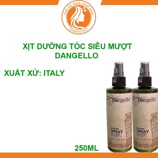 Xịt dưỡng phục hồi tóc chống cháy tóc, khóa màu, siêu mượt Dangello