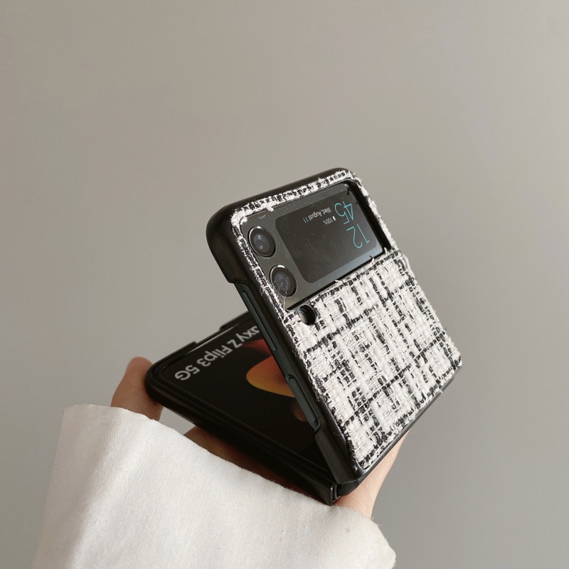 Ốp Điện Thoại Nắp Gập Bằng Vải In Hình Mickey Thời Trang Chống Rơi Cho Samsung Galaxy Z Flip 3 4