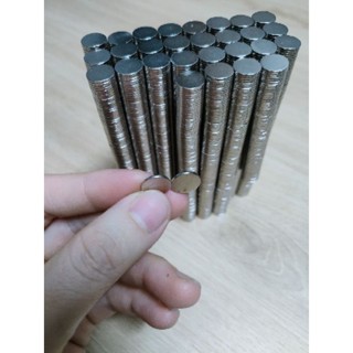 10 viên nam châm siêu mỏng 10*1mm lực hít mạnh