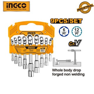 Bộ 9 chìa vặn góc chữ l ingco laswt0901