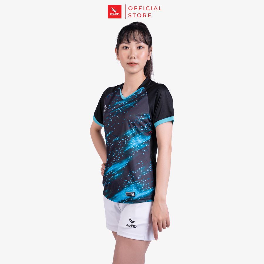 Áo T-shirt Cầu Lông Nữ T-COBA KAMITO 2022 Với Họa Tiết Ấn Tượng Lấy Cảm Hứng Từ Galaxy