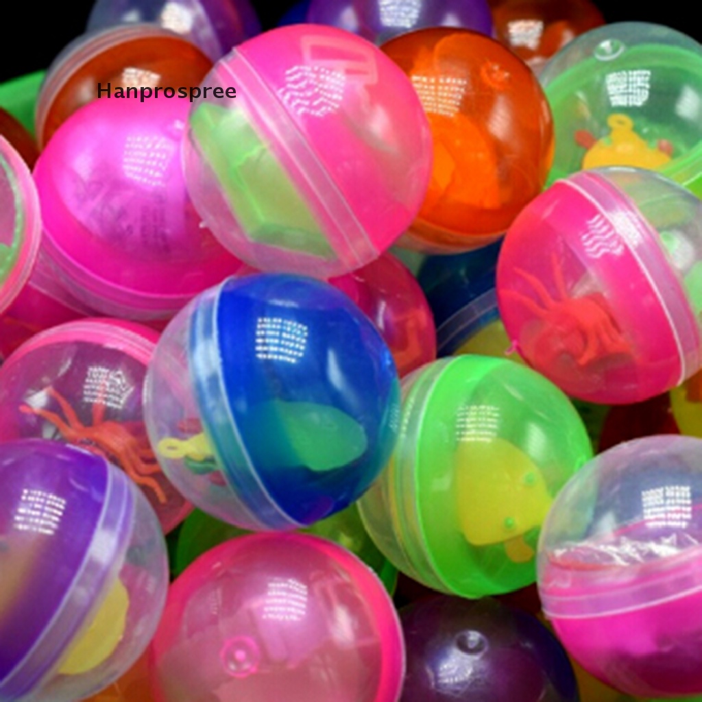 Hanprospree &gt; Set 10 Viên Nén Bóng Nhựa Đồ Chơi 45mm Với Nhiều Loại Khác Nhau