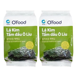 Lô 2 rong biển lá kim miwon o'food tẩm dầu ôliu 5g