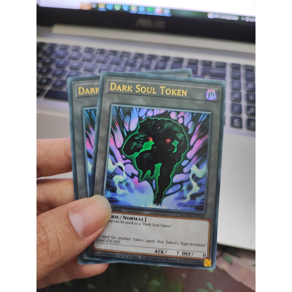 1 lá thẻ bài Dark Soul Token - MAMA-EN102 - Ultra Rare 1st Edition