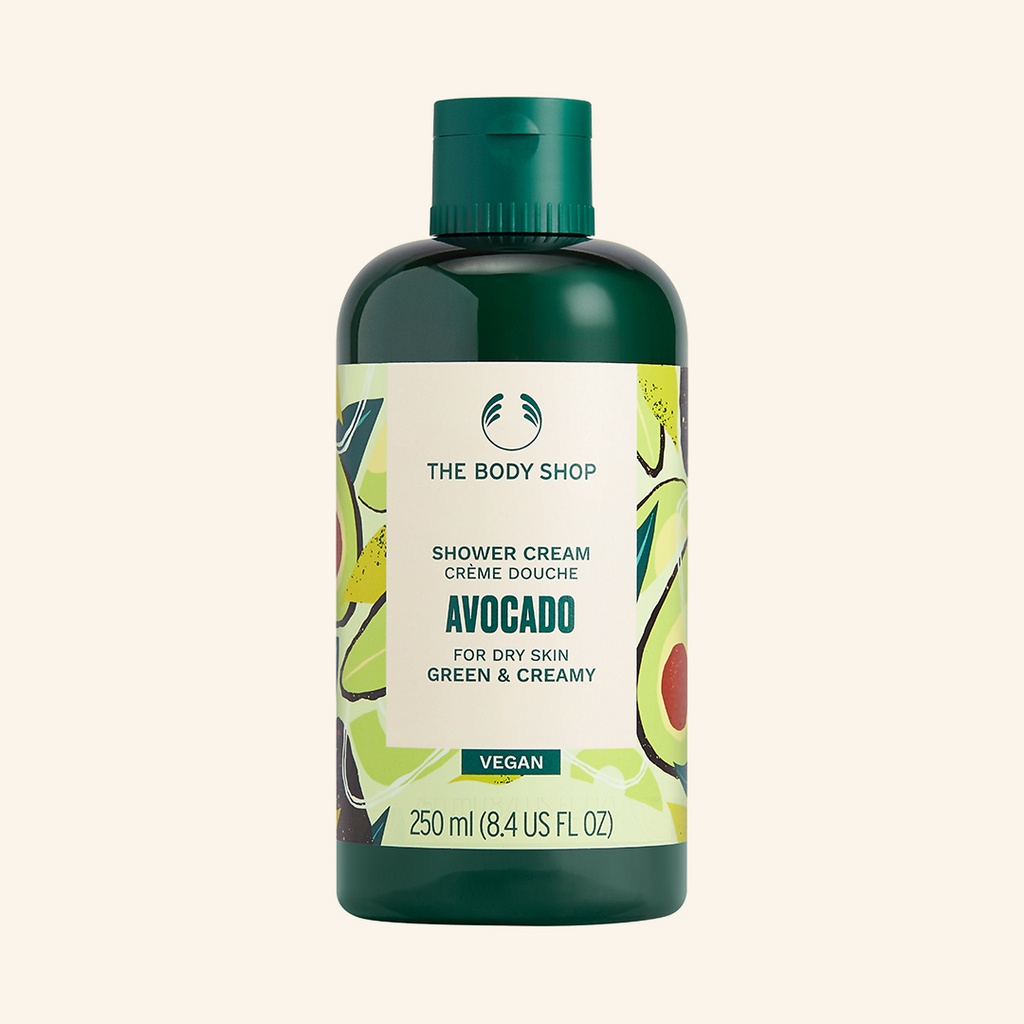 Sữa tắm dạng kem The Body Shop Avocado Shower Cream 250ML