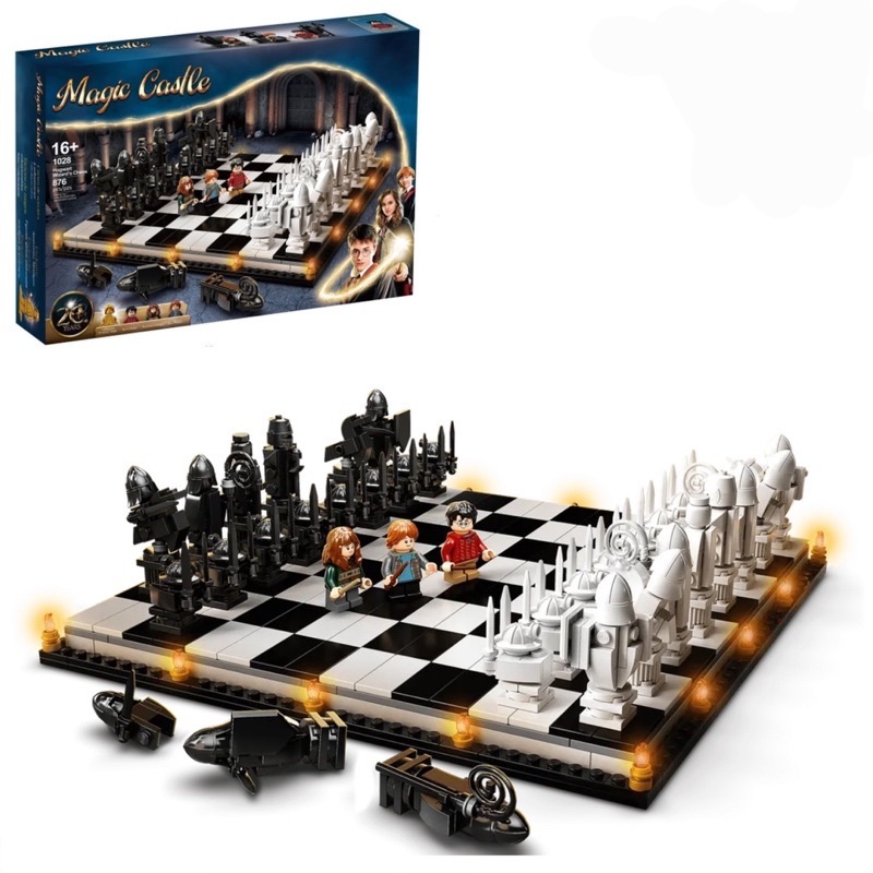 Đồ Chơi Mô Hình 3D Lắp Ráp Harry Potter Bàn Cờ Vua Hogwarts
