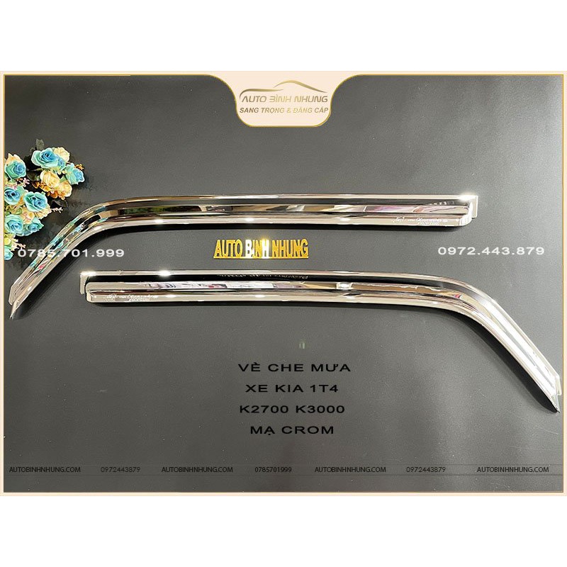 Bộ đồ ốp mạ crom tráng gương xe KIA 1,4T,K2700,K3000,K165,.....