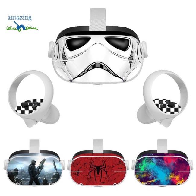 Bộ 2 Miếng Dán Pvc Bảo Vệ Chống Bụi Chống Dấu Vân Tay Cho Kính Thực Tế Ảo Oculus Quest 2