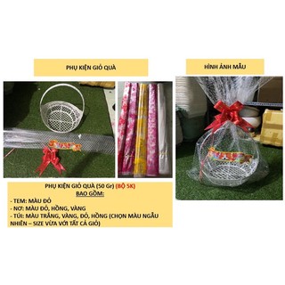 Set 10 giỏ quà Tết (khay chữ nhật nhỏ)