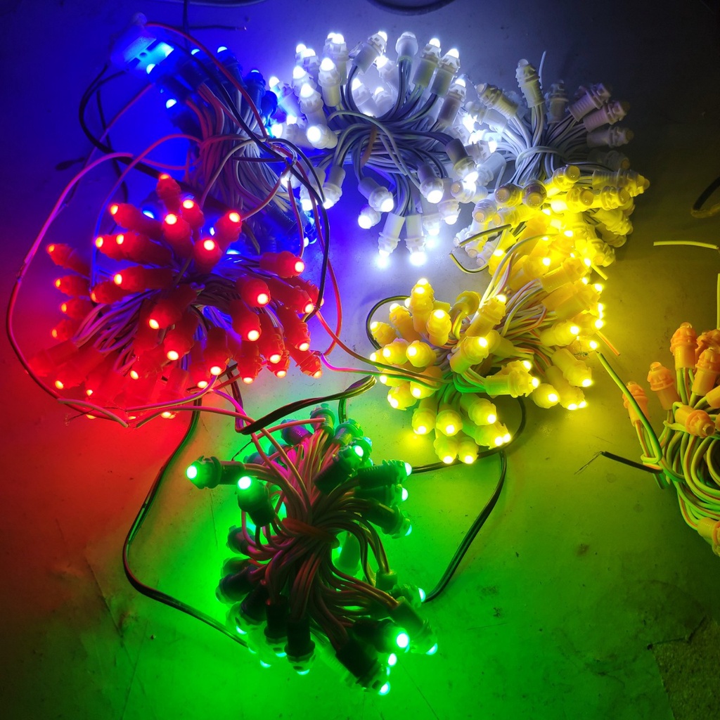 Đèn led đúc F5 12V quấn cây, làm biển quảng cáo, đèn trang trí ngoài trời