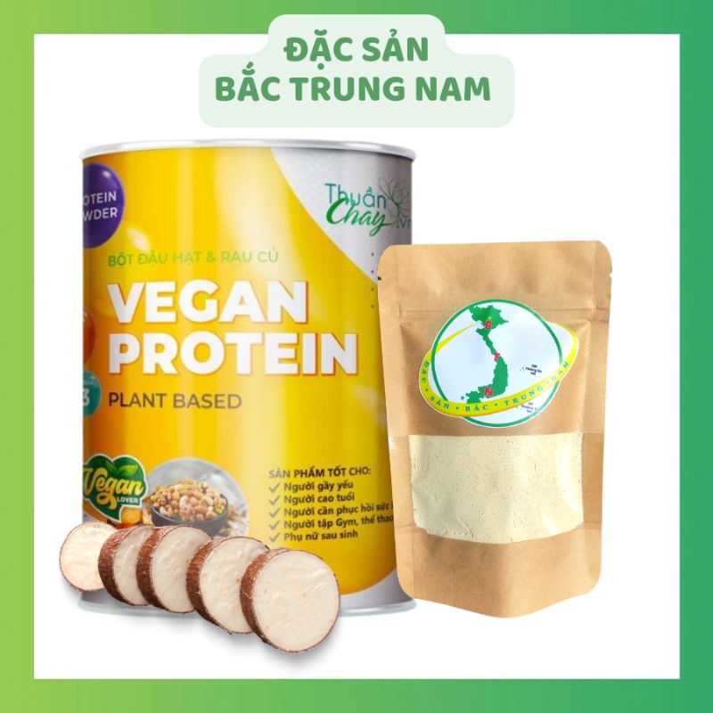 Bột Vegan Protein thực vật 50g không đậu nành đậu hạt rau củ