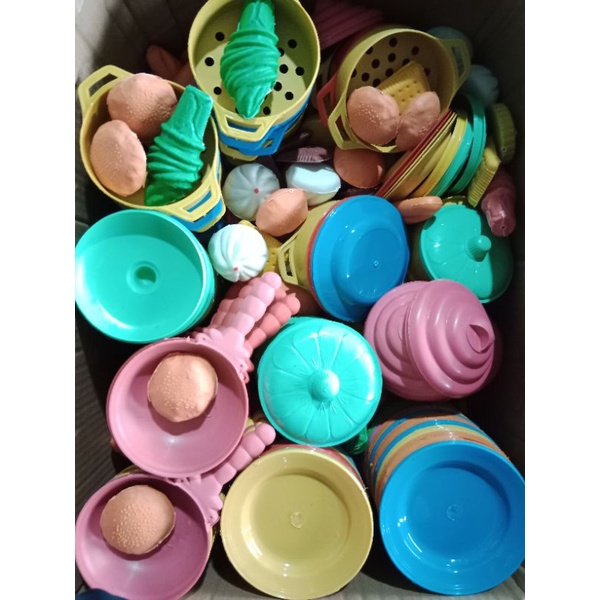 Đồ chơi nấu ăn cân kí/củ quả/bánh cho bé iu