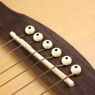 Chốt đàn guitar Aucostic màu đen trắng (6 cái)