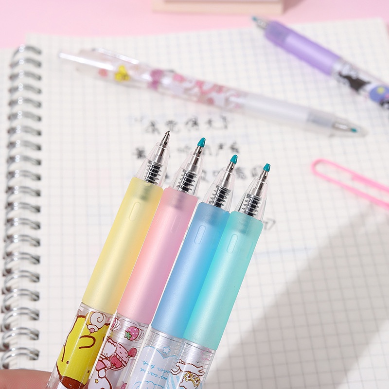 Bút Mực gel Ngòi 0.5mm Họa Tiết Hoạt Hình Dễ Thương