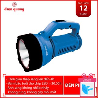Đèn Pin LED Điện Quang ĐQ PFL08 R (Pin Sạc)