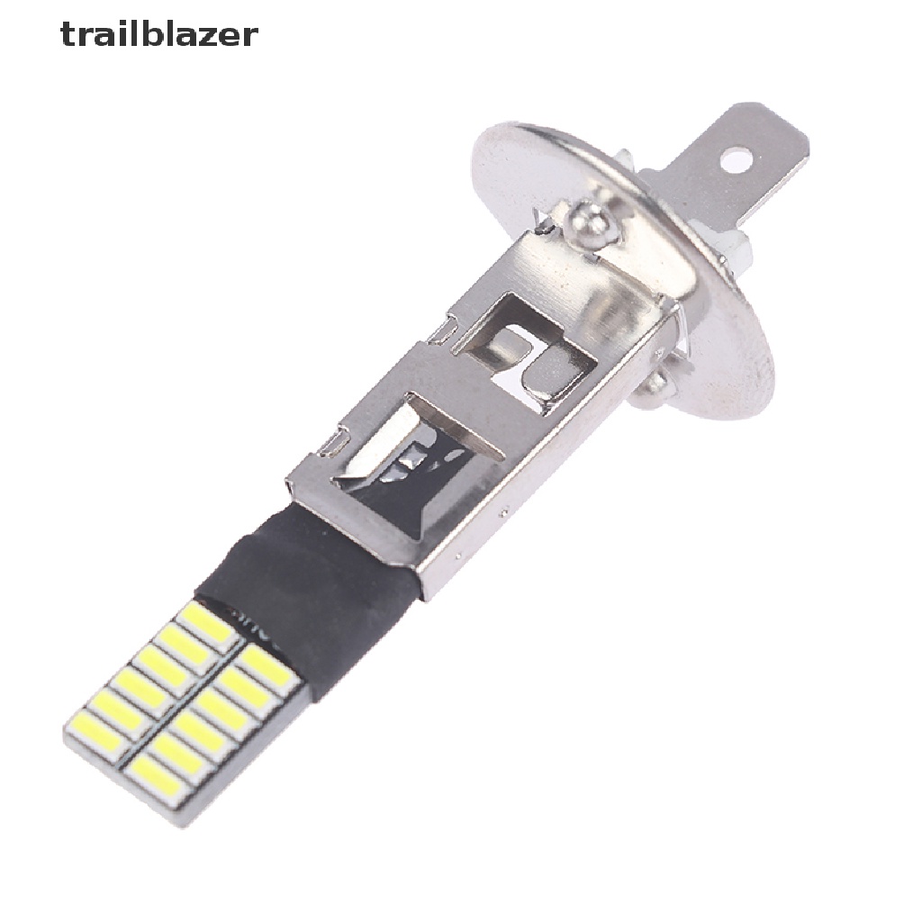 Set 2 Đèn LED H3 H1 24 SMD 12V Ánh Sáng Trắng Dành Cho Ô Tô