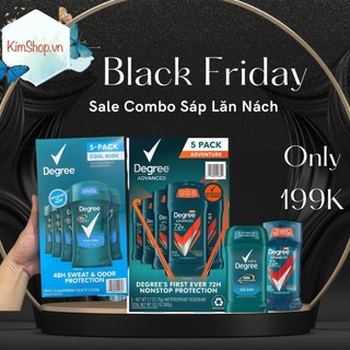 Combo Lăn khử mùi nam dạng sáp Degree Men Adventure Advanced + Cool Rush