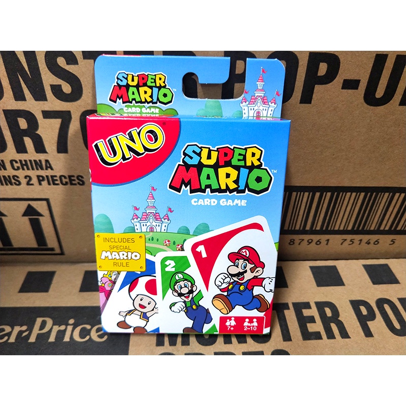 Bộ thẻ bài Uno: Super Mario độc đáo vui nhộn mô phỏng theo trò chơi cùng tên tuổi thơ 8x 9x