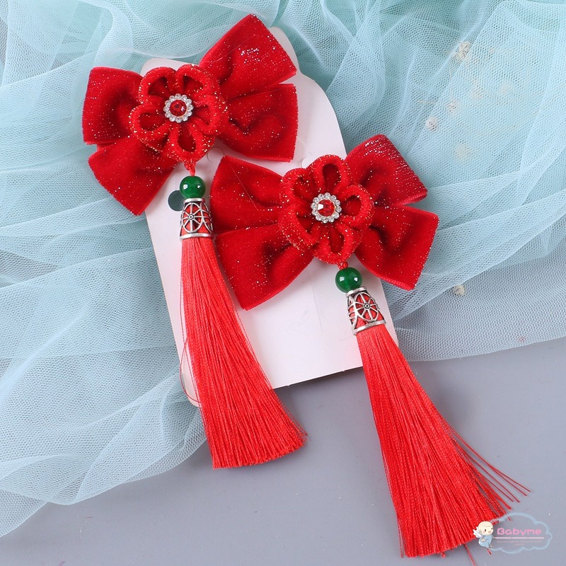 Kẹp Tóc Hình Năm Mới Ngọt Ngào Cho Bé Gái