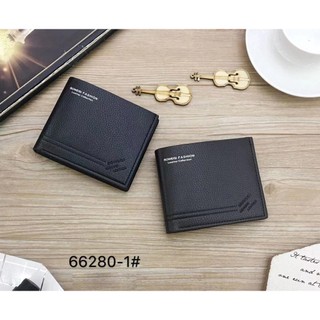 Ví nam da PU gập ngang nhiều ngăn màu trơn thời trang basic đẹp giá rẻ VDN01