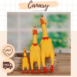 Đồ chơi gà hơi, gà bóp kêu, gà la hét, gà phát tiếng kêu shrilling chicken, gà a lử, đồ chơi cho chó